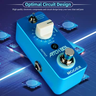 MOOER 3 Effects Modes Harmony/Pitch Shift/Detune Guitar Effect Pedal Pitch Box image 6