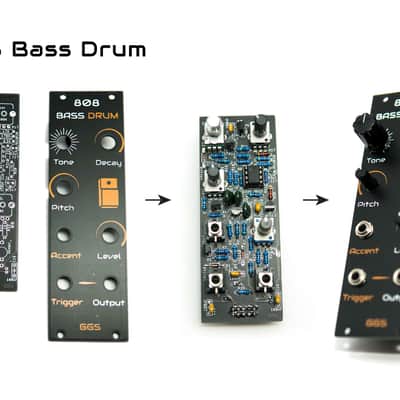 GGS 808 Bass Drum  Clone (PCB + Front Panel) image 5