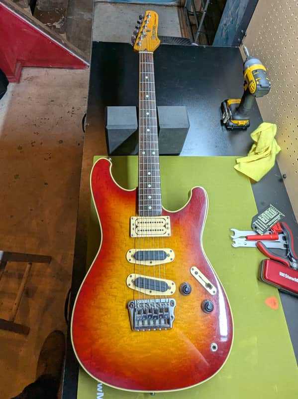 1983 - 1984 Ibanez RS505-CS Roadstar II Deluxe - Cherry Sunburst image 1