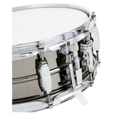 Ludwig USA LB416 Black Beauty 5x14 Snare Drum with Imperial Lugs, Black Nickel image 6