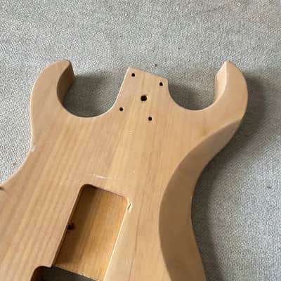 Alder Wood Guitar Double Cutaway Body DIY Project image 9