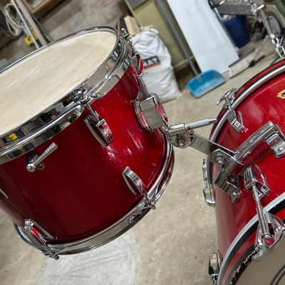 Ludwig Downbeat 1965 - Red sparkle image 8