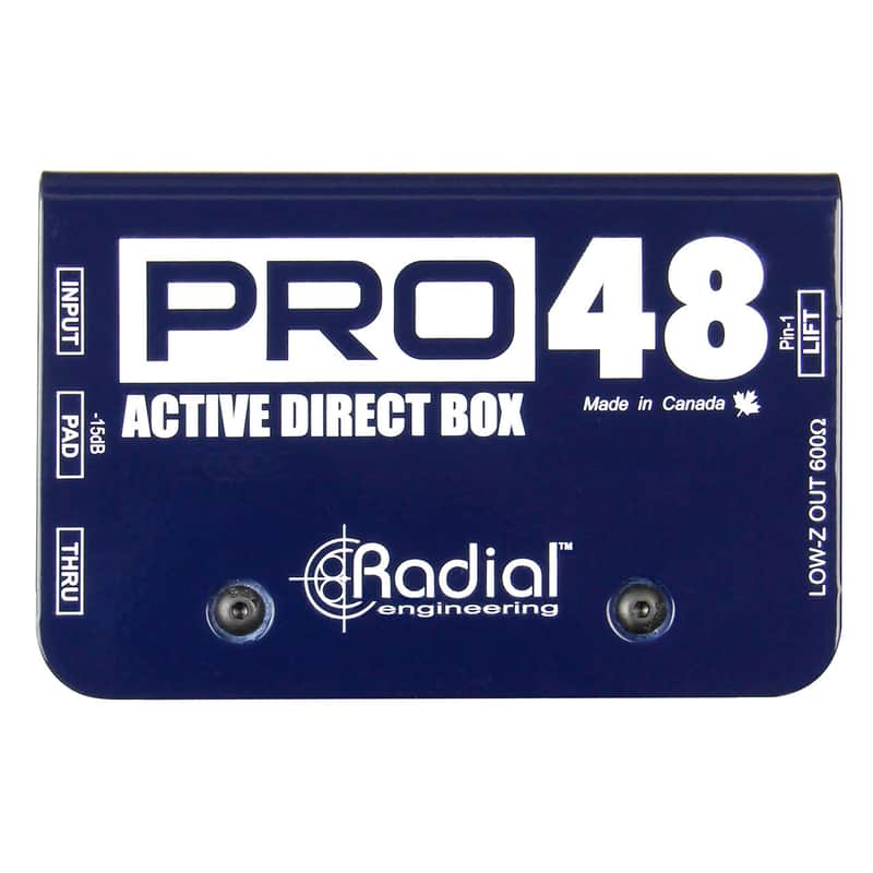 Radial Pro48 Active Direct Box - Blue image 1