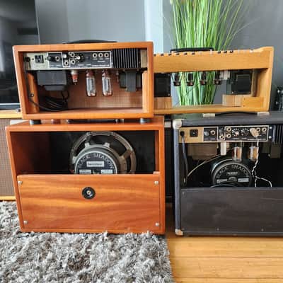 Mesa/Boogie Mark IIB (Original Amp) Mahogany Custom-Made Head & Cabinet – Mesa Footswitch, EV Black Shadow Speaker image 5