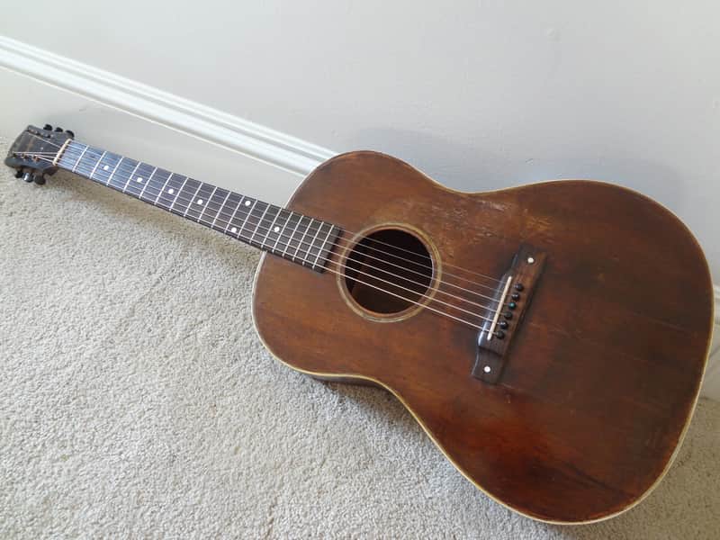Vintage 1942 Gibson LG-1 (one of only 130 X-braced all mahogany LG-1's made) image 1