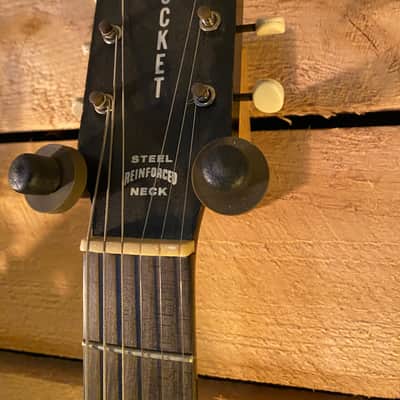 Vintage Harmony Rocket H54 Hollow Body Guitar Tobacco Sunburst image 3