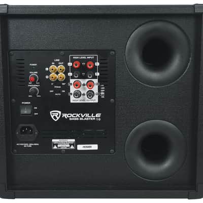 Rockville BASS BLASTER 10 10" 750w Powered Home Audio Subwoofer Theater Sub+LED image 8
