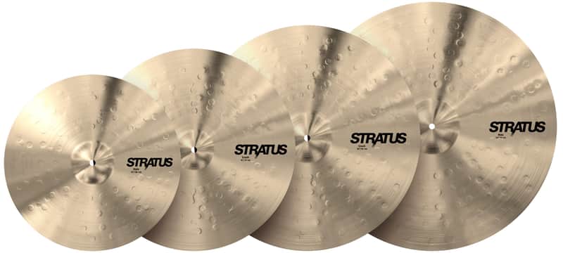 Sabian Stratus Promotional Cymbal Pack 14HH-16C-18C-20R image 1