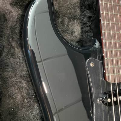 2021 Fender MIJ Final Fantasy XIV Stratocaster - Black image 5