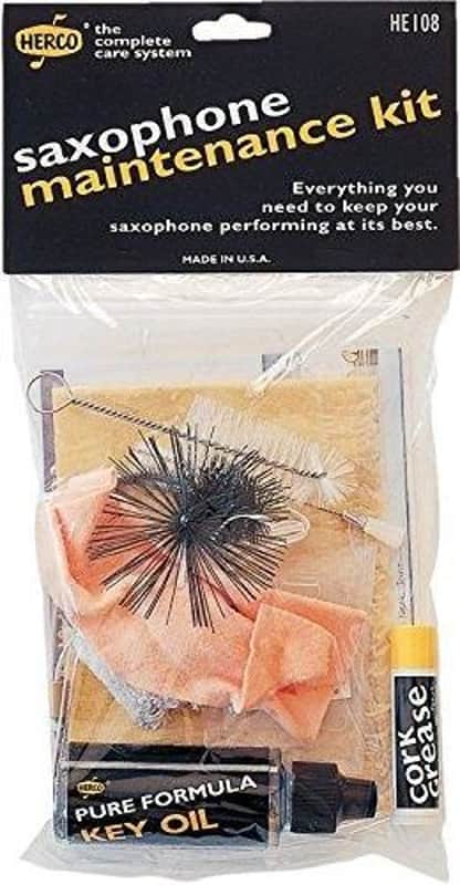 Immagine Herco HE108 Saxophone Care Kit - Contains Swab, Key Oil, Cork Grease and More - 1