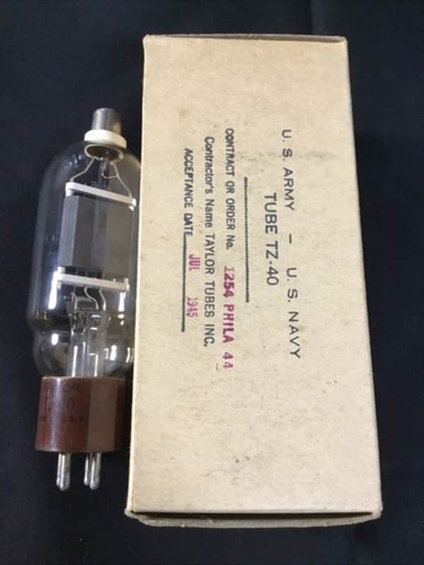 NOS NIB TAYLOR TZ 40  110E / 37 Transmitting Triode Vacuum Tube U.8066 image 1