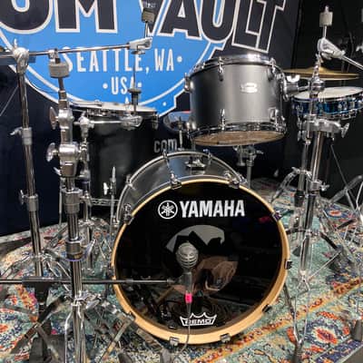 David Garibaldi’s Tower of Power, Yamaha Tour Custom 5-Piece Tour Drum Set Complete with Rack, Hardware and Cases. Authenticated! 2020 - Licorice Satin image 20