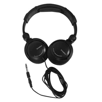 Clutch Stingray Foldable Black DJ Studio Monitor Over Ear Headphones w Cushions image 7
