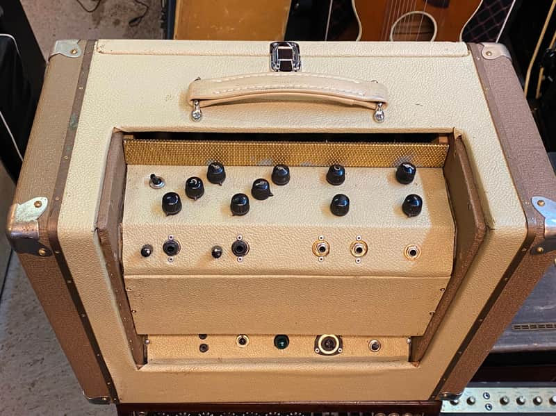 Suprem Solist 1960 - Creme Tolex 25 Watt rms Vibrato Made in Germany image 1