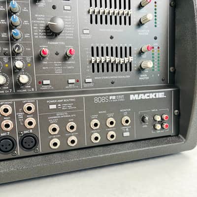 Mackie 808S FR Fast Recovery Series 8-Channel Stereo Powered Mixer - Black image 5