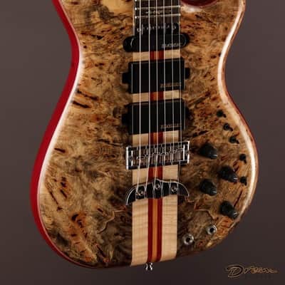 2015 Alembic Further FLG6, Purpleheart/Buckeye image 5
