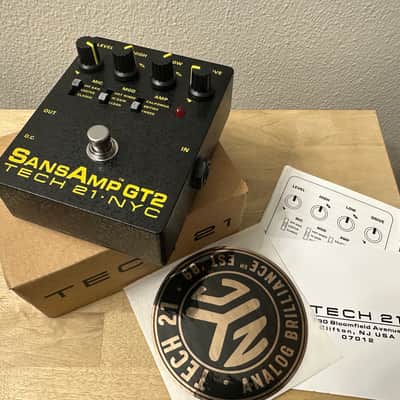 Tech 21 SansAmp GT2 Tube Amp Emulation Pedal | Reverb