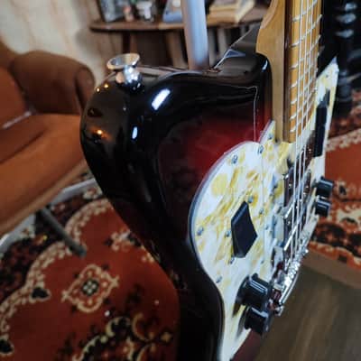 Formanta Style USSR Electric Guitar Built In Tone Bender Soviet Germanium Fuzz image 12