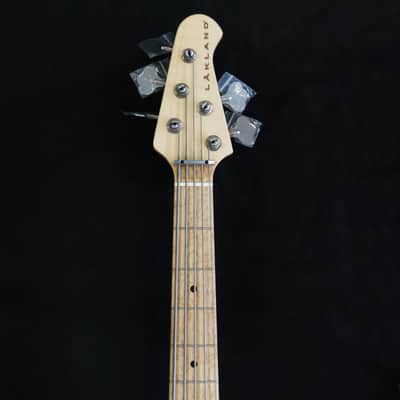 Lakland USA 55-94 Custom Deluxe 5 String Bass Quilted Redwood #7672 image 3