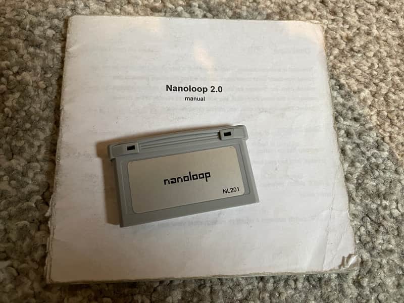 Nanoloop 2.01 Game Boy Advance Synth Sequencer Cartridge *RARE* image 1