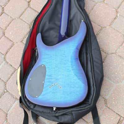 Dean Vendetta 4.0 Translucent Blue Quilted Top Guitar John Petrucci Liquifier Dimarzio Pickups! image 13