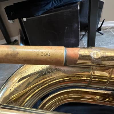 Blessing brand Marching Baritone Horn with case and mouthpiece, Made in USA image 11