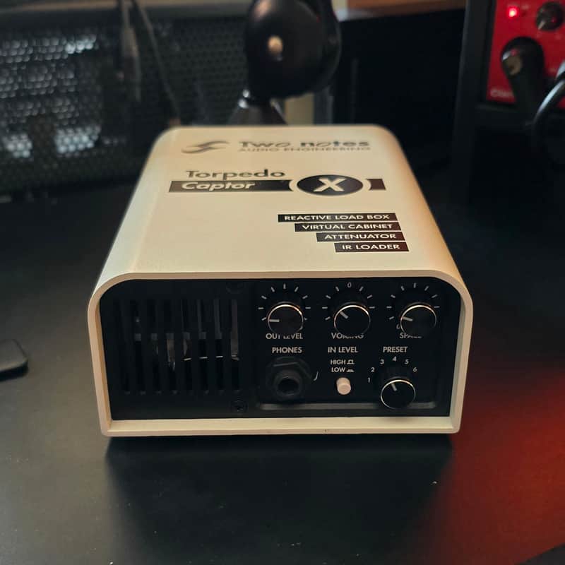 Two Notes Torpedo Captor X 8ohm Stereo Reactive Load Box / Attenuator 2020 - White image 1