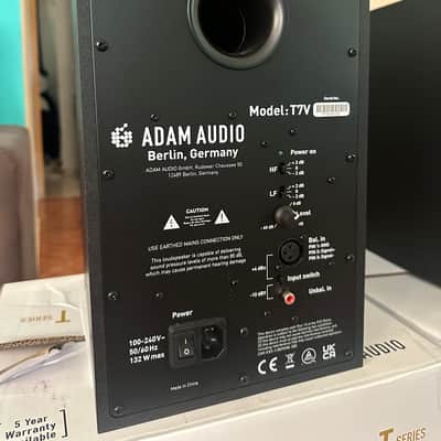 ADAM Audio T7V 7" Active Studio Monitors (Pair) 2010s - Black image 7
