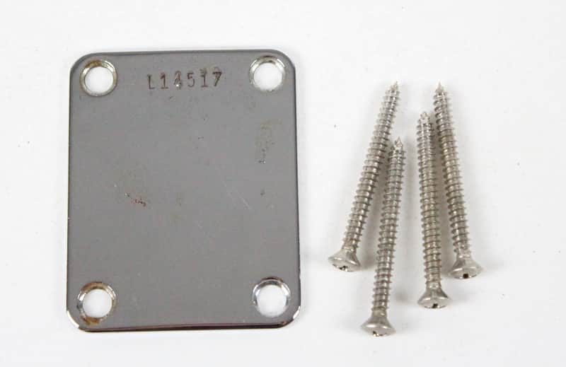 RARE 1963 Vintage Fender Jaguar/Jazzmaster/Stratocaster/Telecaster Neck Plate USA 1960s L-Series Pre-CBS image 1