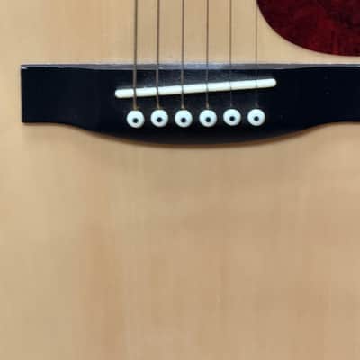 Fender Starcaster Acoustic Electric Guitar Natural w/ Gig Bag & Strings – B-Stock (Electronics Not Working) image 6