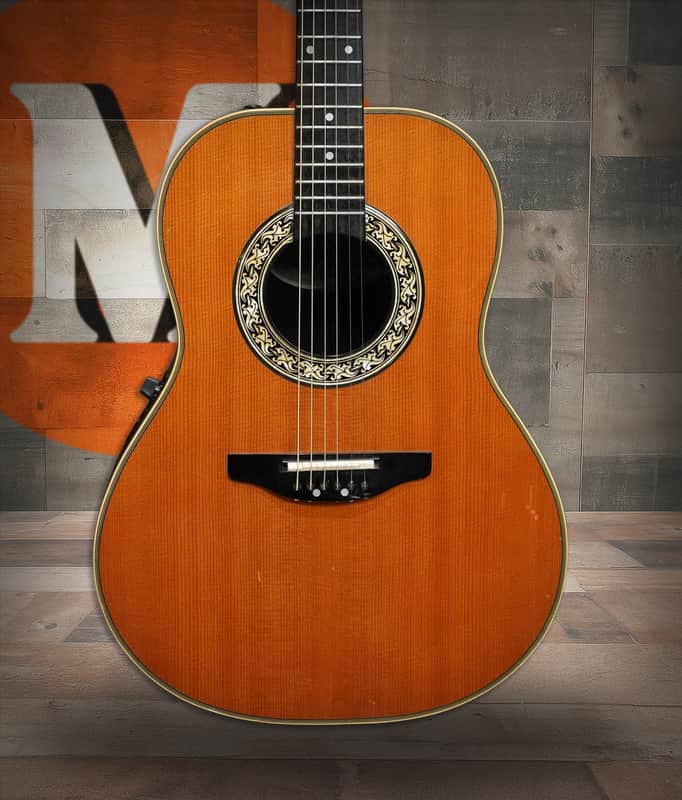 Ovation Pinnacle Vintage 3712 Acoustic Electric Guitar Made in Japan (Used) image 1