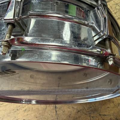 Vintage 1967 Ludwig 14"X5" LM400 Supraphonic Snare Drum Keystone Badge image 13