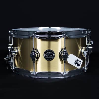 DW 14" x 6.5" Performance Series Thin Brass Snare image 1