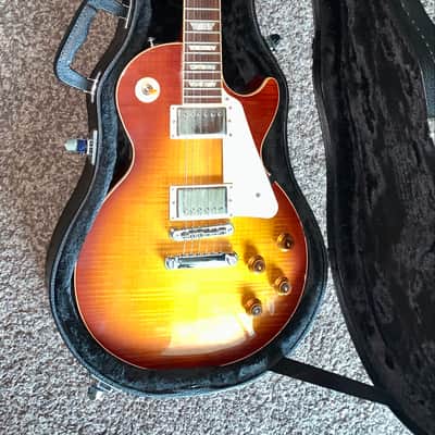 2016 Gibson Les Paul Standard flame top electric guitar made in the usa Hardshell case image 16