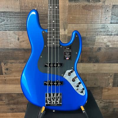 Fender American Ultra II Jazz Bass, Noble Blue, Ebony Fingerboard, Hard Case, Free Ship, 829 image 1
