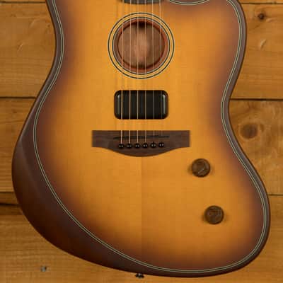 Fender Acoustasonic Standard Jazzmaster - Rosewood - Honey Burst image 1