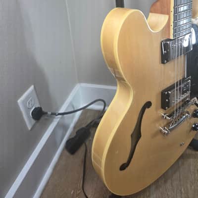 2017 Epiphone ES-335 Pro - Rare Natural Finish *UPGRADED* w/ Epiphone Hardshell Case image 11