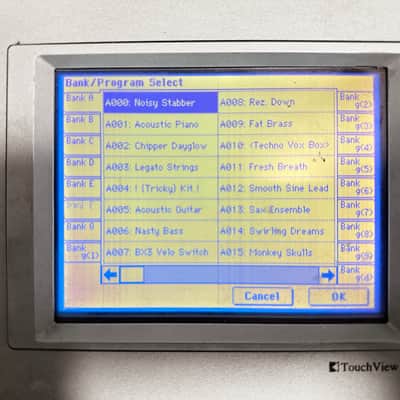 Korg Triton Classic/Studio,Trinity LCD Display with Touch panel. Works Great !... image 3