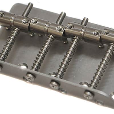 KTS Titanium 4-String Bass Bridge image 3