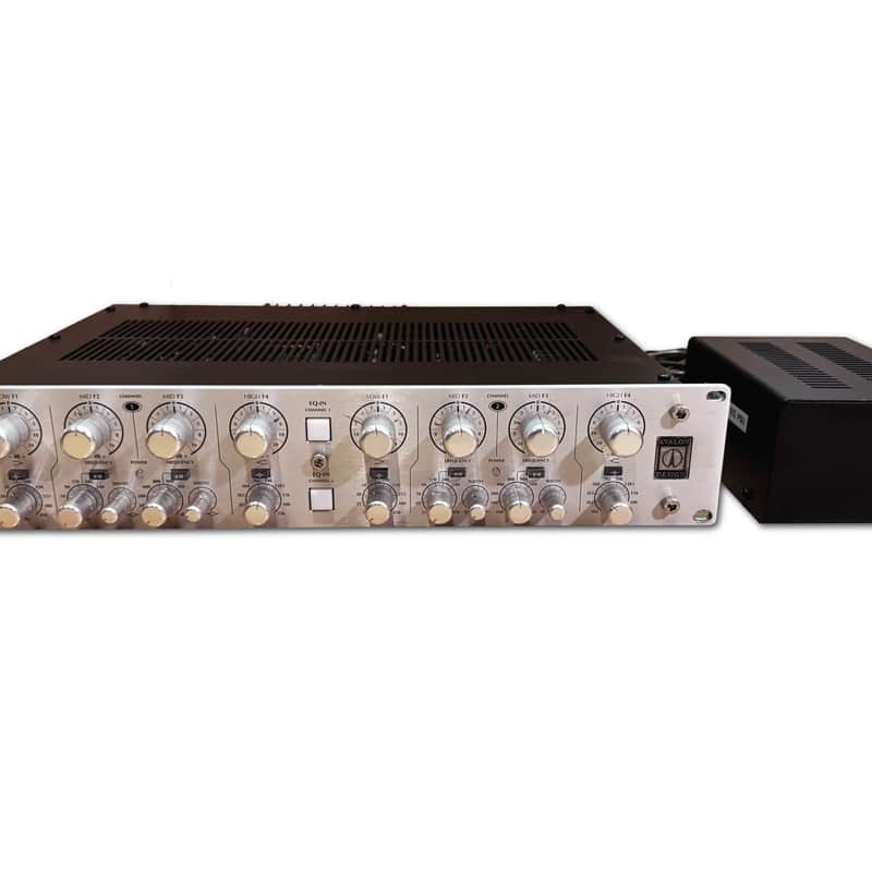 1990s – 2000s Avalon AD2055 Dual Mono Parametric EQ Silver