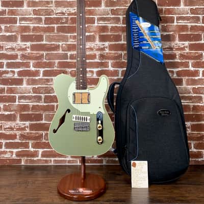 Ronin Betty Thinline "Custom Build" 2020 Pinecrest Green/Natural Redwood 5lbs 9oz  Authorized Dealer image 18