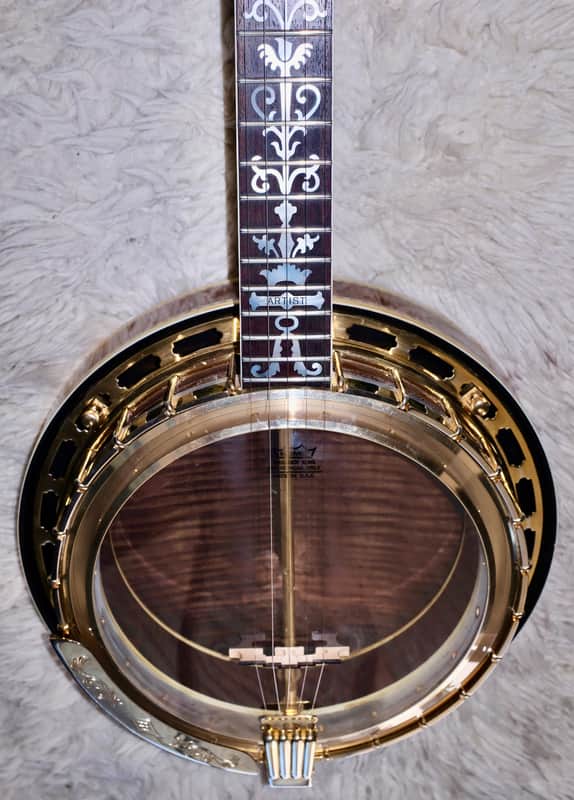 Hohner Artist LE - 5 String Resonator Archtop Banjo 1970s - natural image 1