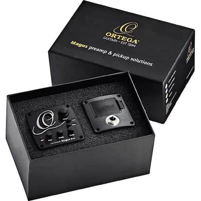 Ortega Guitars MagusPRO/B Acoustic Bass Systems Piezo Bass Preamp System w/ Built-In Tuner & Video image 2