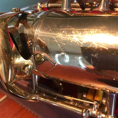 Vintage Vito Leblanc 35 System Alto Saxophone with original hard case Rationale French Beaugnier Sax image 10