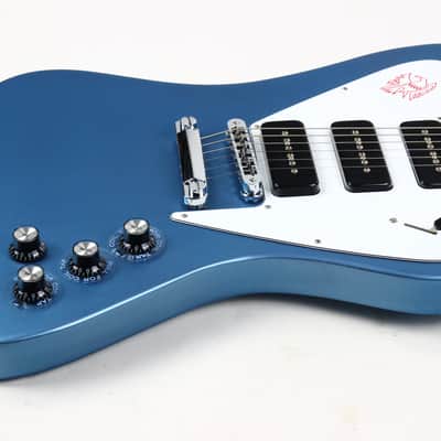 2011 Gibson USA Firebird Non-Reverse Pelham Blue 3 P90's w OHSC! MINTY! image 4