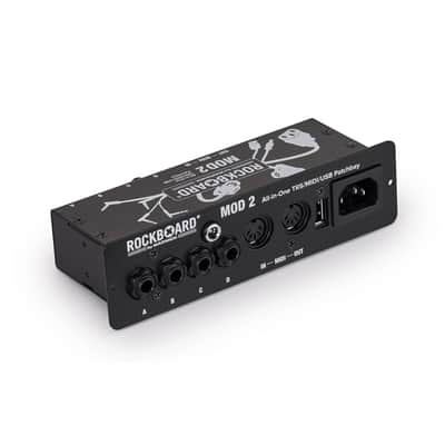Rockboard MOD2 V2 4xTRS 2xMIDI 1xUSB Pedalboard Patchbay + IEC Power Patch Cable image 4