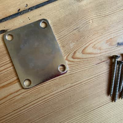 Fender Telecaster Guitar Neckplate 2005 Mexico Mexican MIM image 4