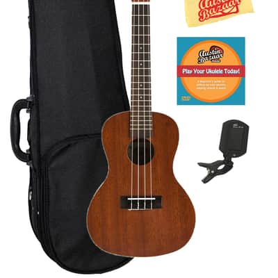 Kala KA-C Satin Mahogany Concert Ukulele w/ Hard Case image 1
