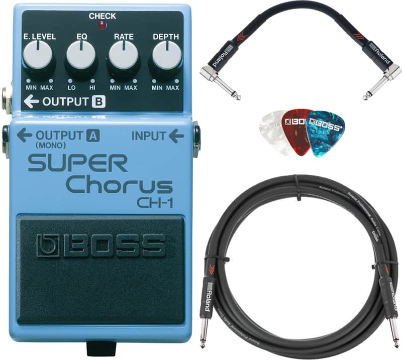 Boss CH-1 Super Chorus w/ Instrument Cable image 1