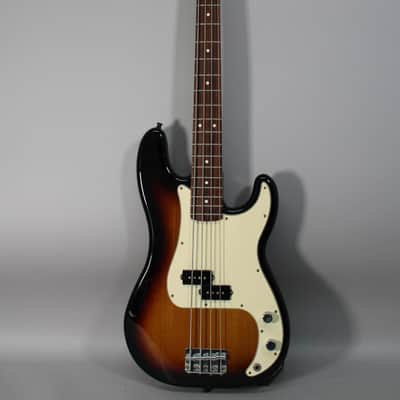 2012 Fender Standard Precision Bass MIM Sunburst Finish image 1